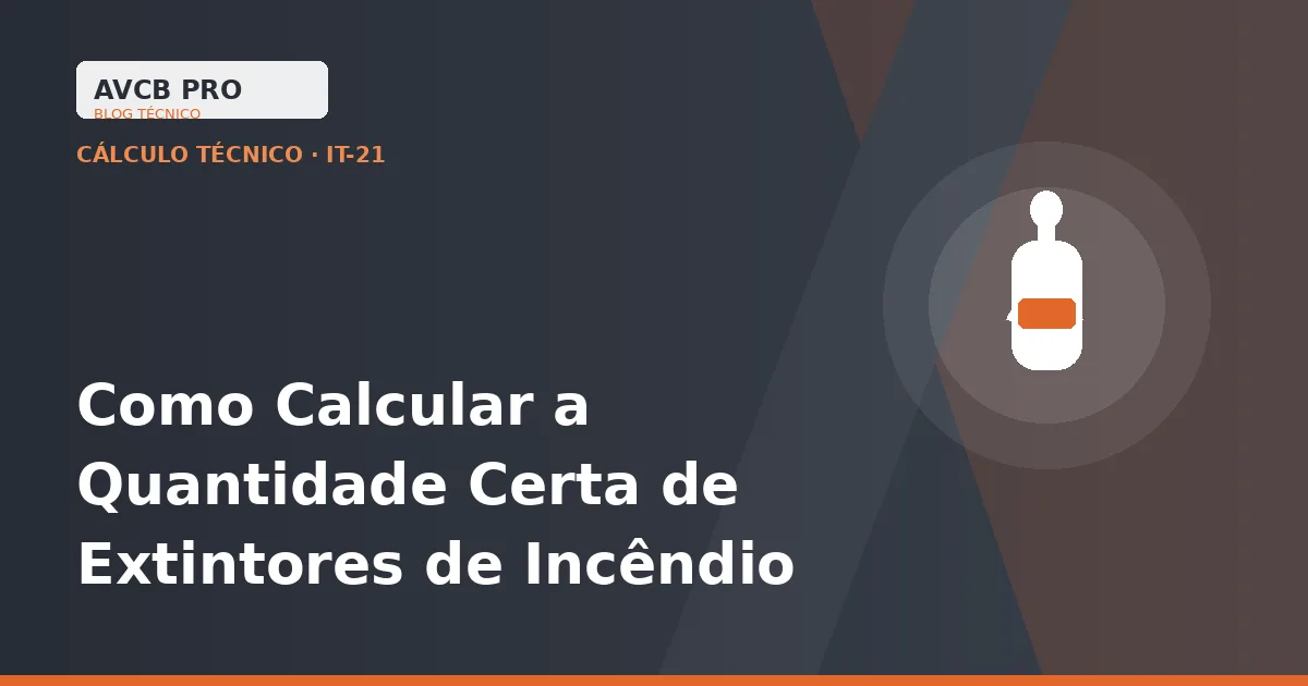 IT-21 na Prática: Como Calcular a Quantidade Certa de Extintores de Incêndio